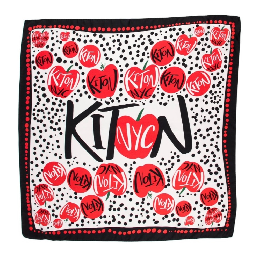 Kiton Printed Silk Scarf - Limited Edition 2023 - New in Box